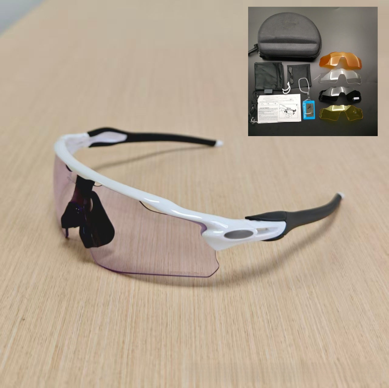 TR90 Interchangeable Lens Sports Sunglasses