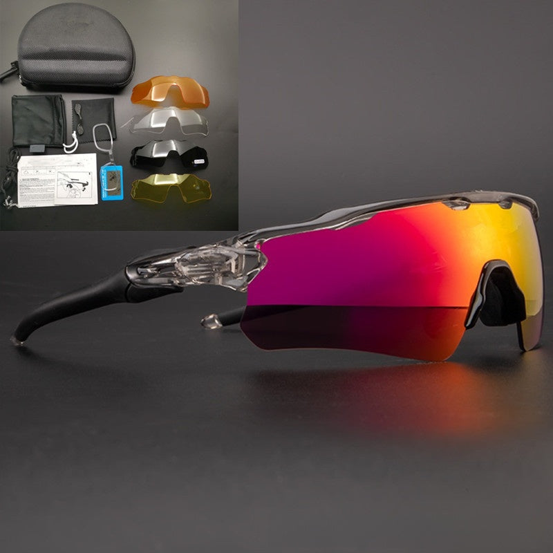 TR90 Interchangeable Lens Sports Sunglasses
